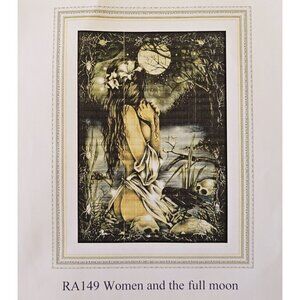Joy Sunday Cross Stitch Kit RA149 Women and Full Moon risqué contemporary art